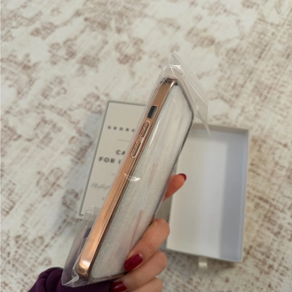Gold and Gray Phone Case